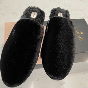 Birdies Black Faux Fur Phoebe Sz 6